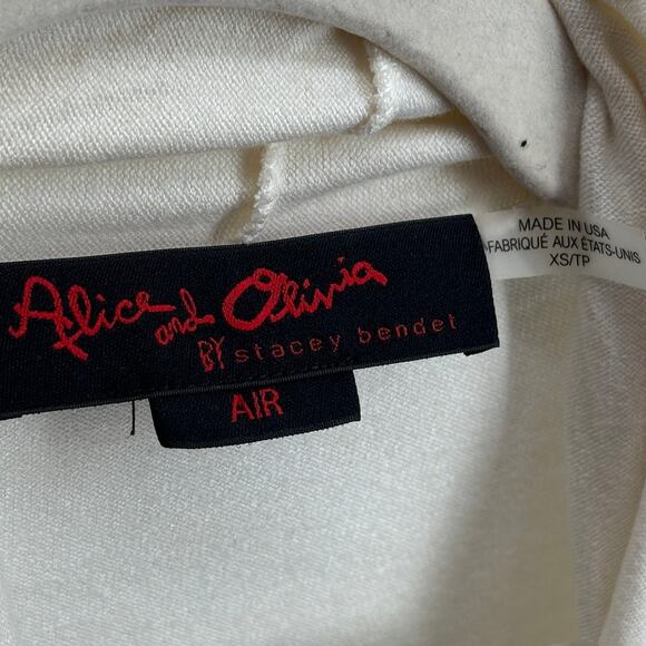 Alice + Olivia Air Cream Wrap Around Drapey Infinity Cardigan Sweater - Picture 9 of 13